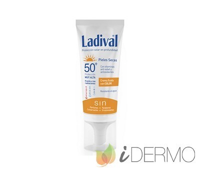 LADIVAL PIELES SECAS CON COLOR FPS50+ CON HIDRASALINOL